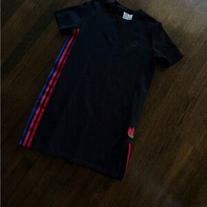 Adidas Black Crewneck mini dress